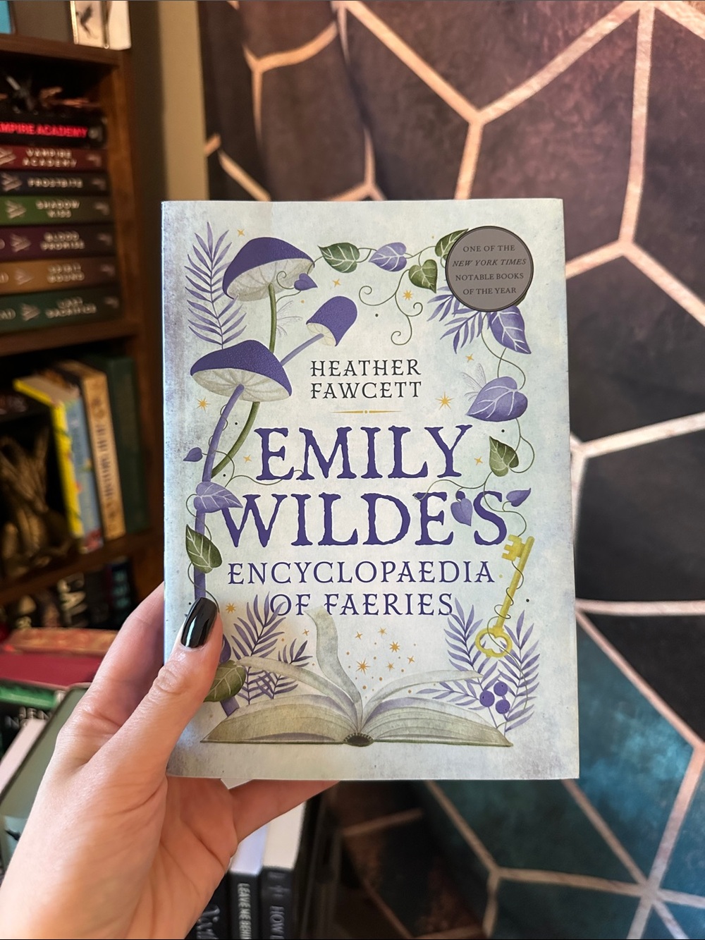 Emily Wilde's Encyclopaedia of Faeries by Heather Fawcett - Lavender Cover